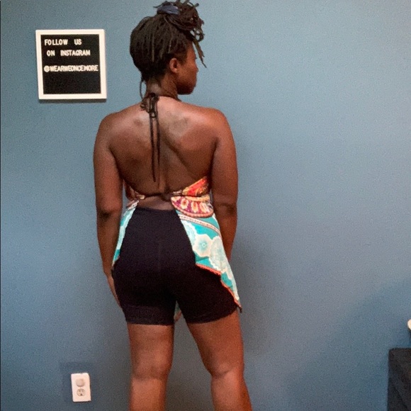 Silk Printed Scarf Top - Picture 3 of 6